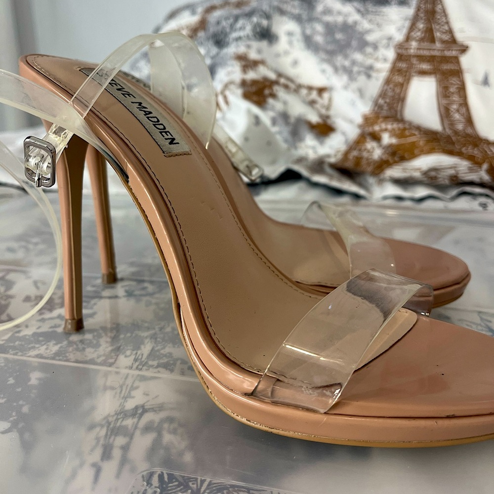 Steve Madden Nude Wafer Heels